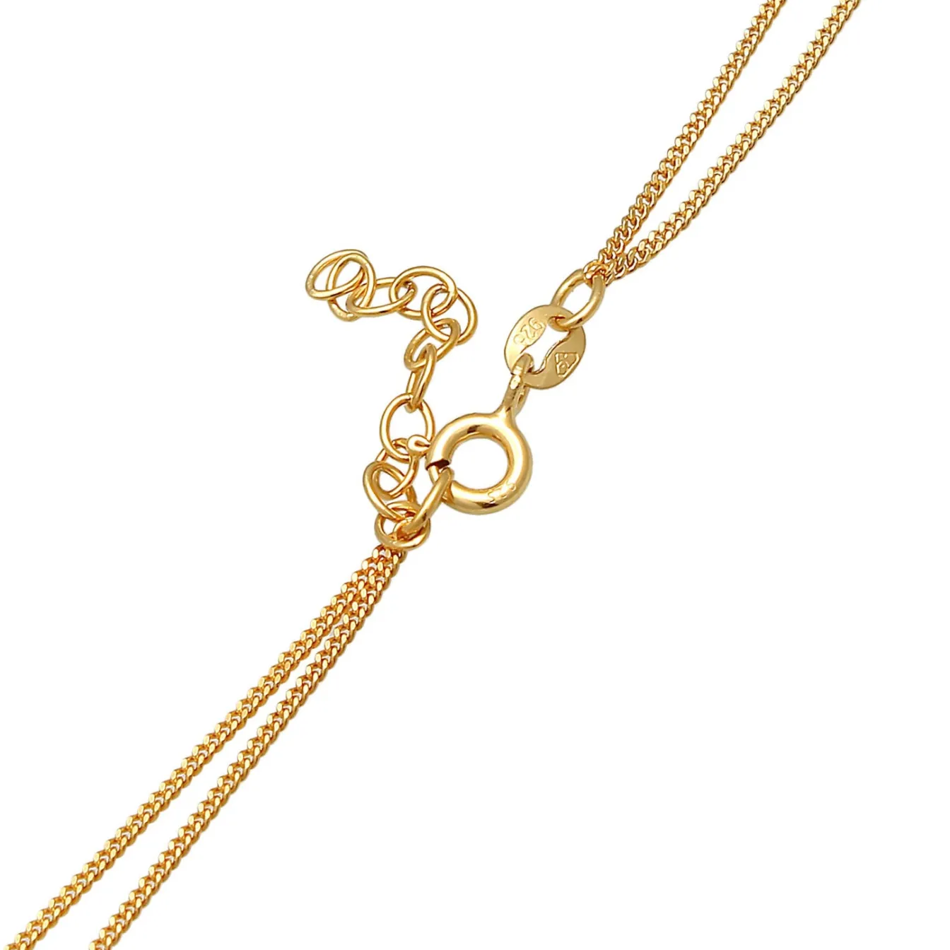 Elli "Layer-Halskette Blitz | Kristall (Weiß)< Symbol-schmuck|Halsketten