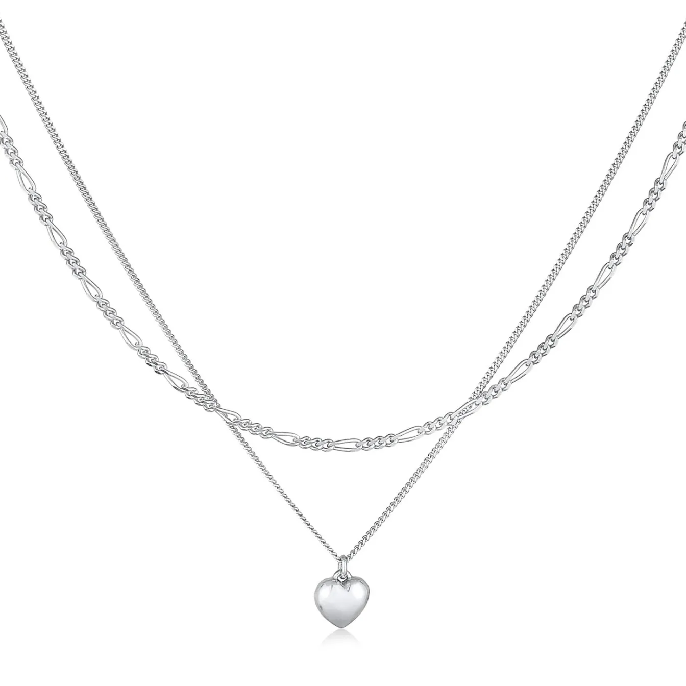 Elli "Layer-Halskette Herz< Symbol-schmuck|Herz-schmuck