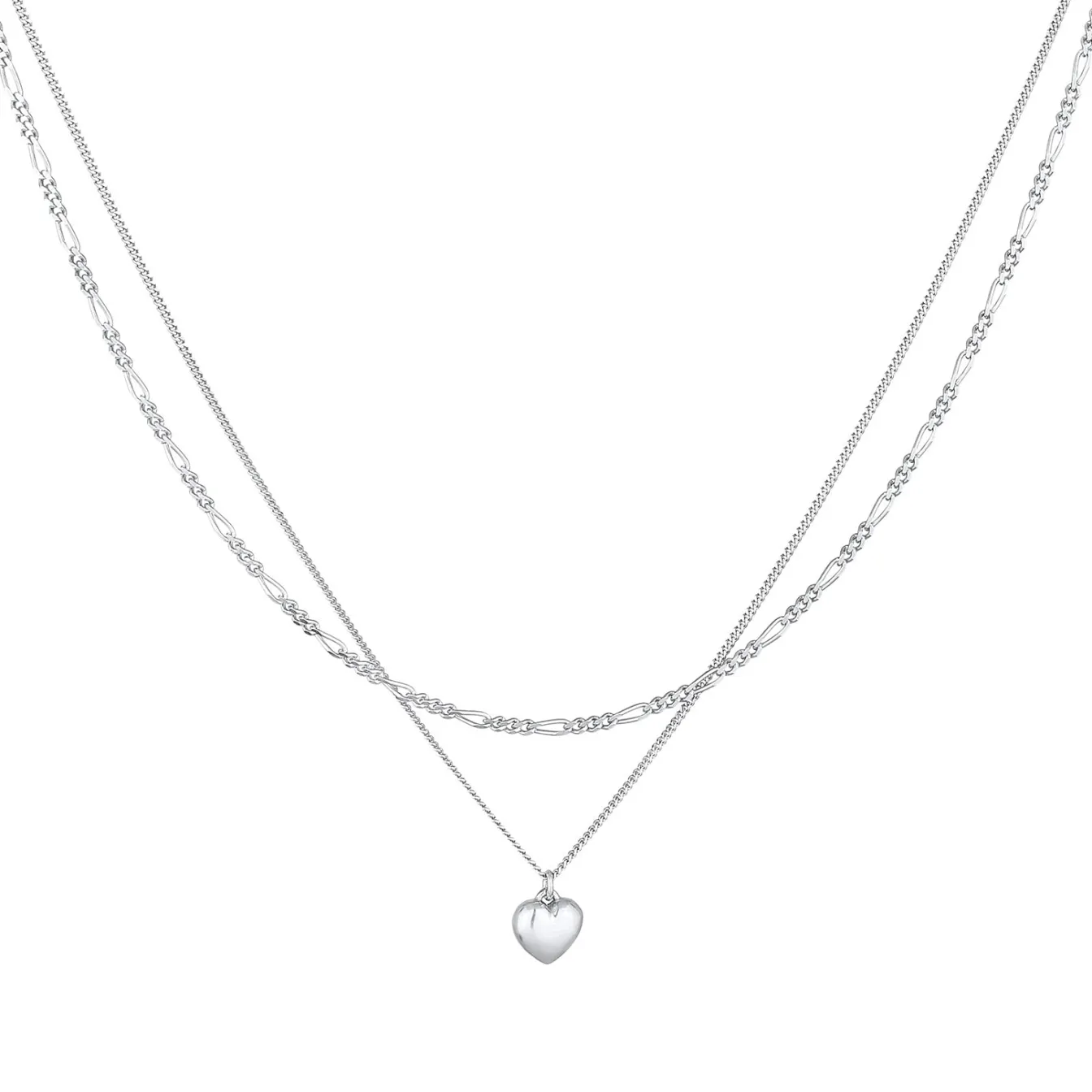Elli "Layer-Halskette Herz< Symbol-schmuck|Herz-schmuck
