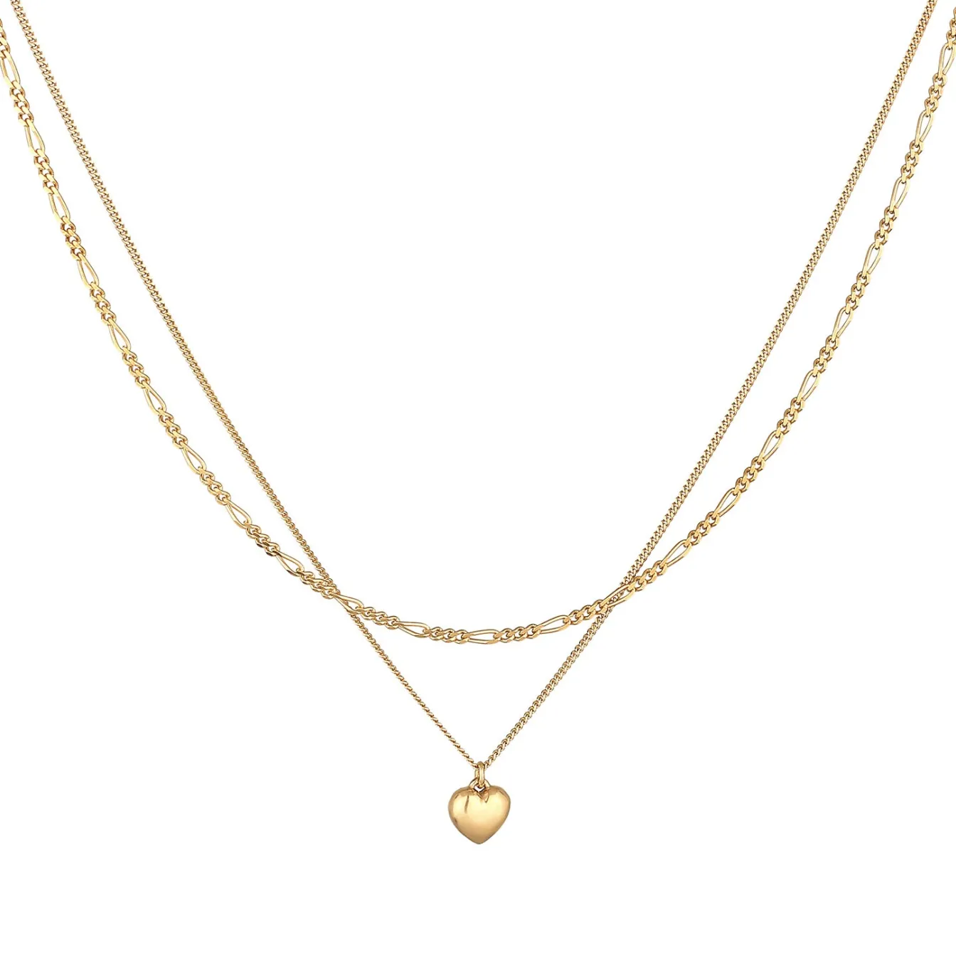 Elli "Layer-Halskette Herz< Symbol-schmuck|Herz-schmuck