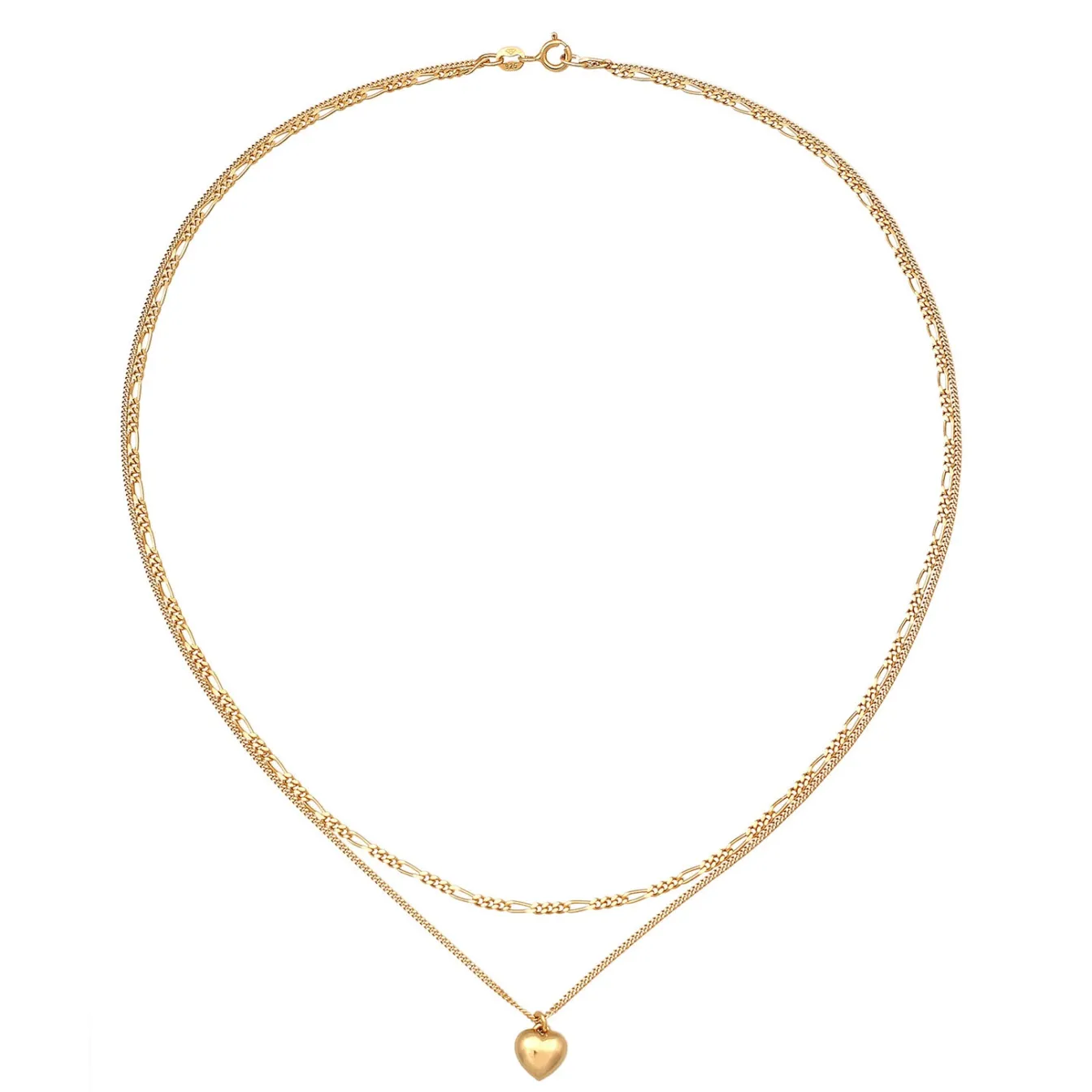 Elli "Layer-Halskette Herz< Symbol-schmuck|Herz-schmuck