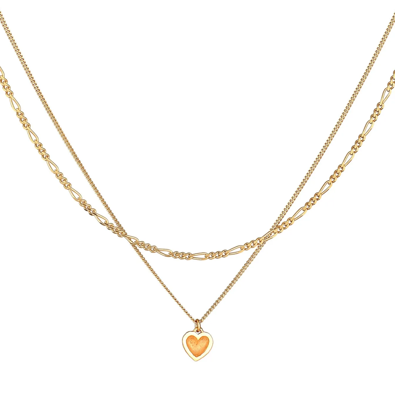 Elli "Layer-Halskette Herz< Symbol-schmuck|Herz-schmuck