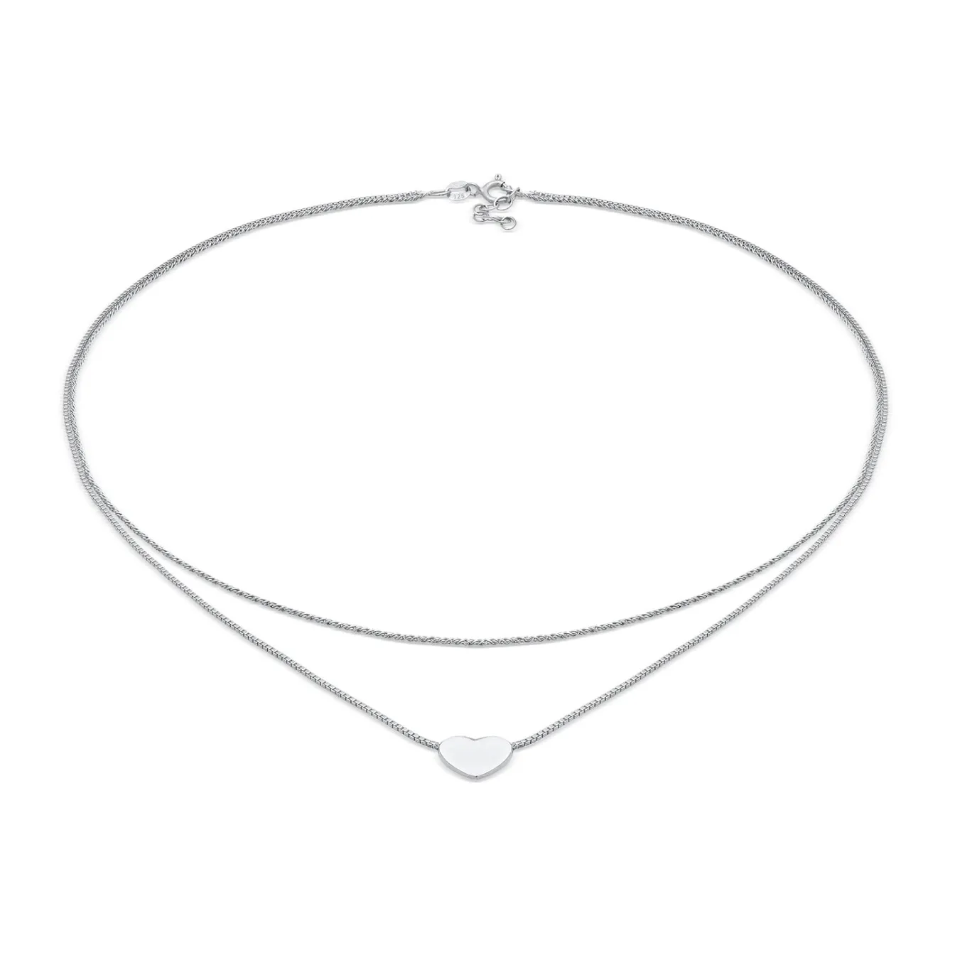 Elli "Layer-Halskette Herz< Symbol-schmuck|Herz-schmuck