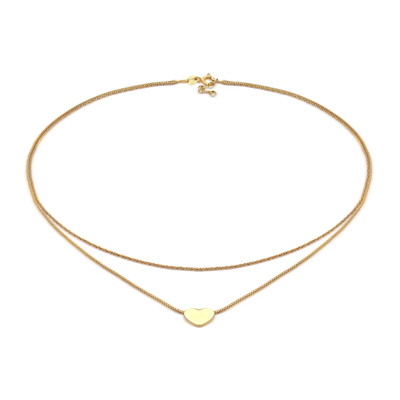 Elli "Layer-Halskette Herz< Symbol-schmuck|Herz-schmuck
