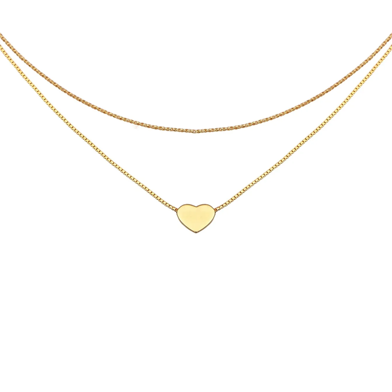 Elli "Layer-Halskette Herz< Symbol-schmuck|Herz-schmuck