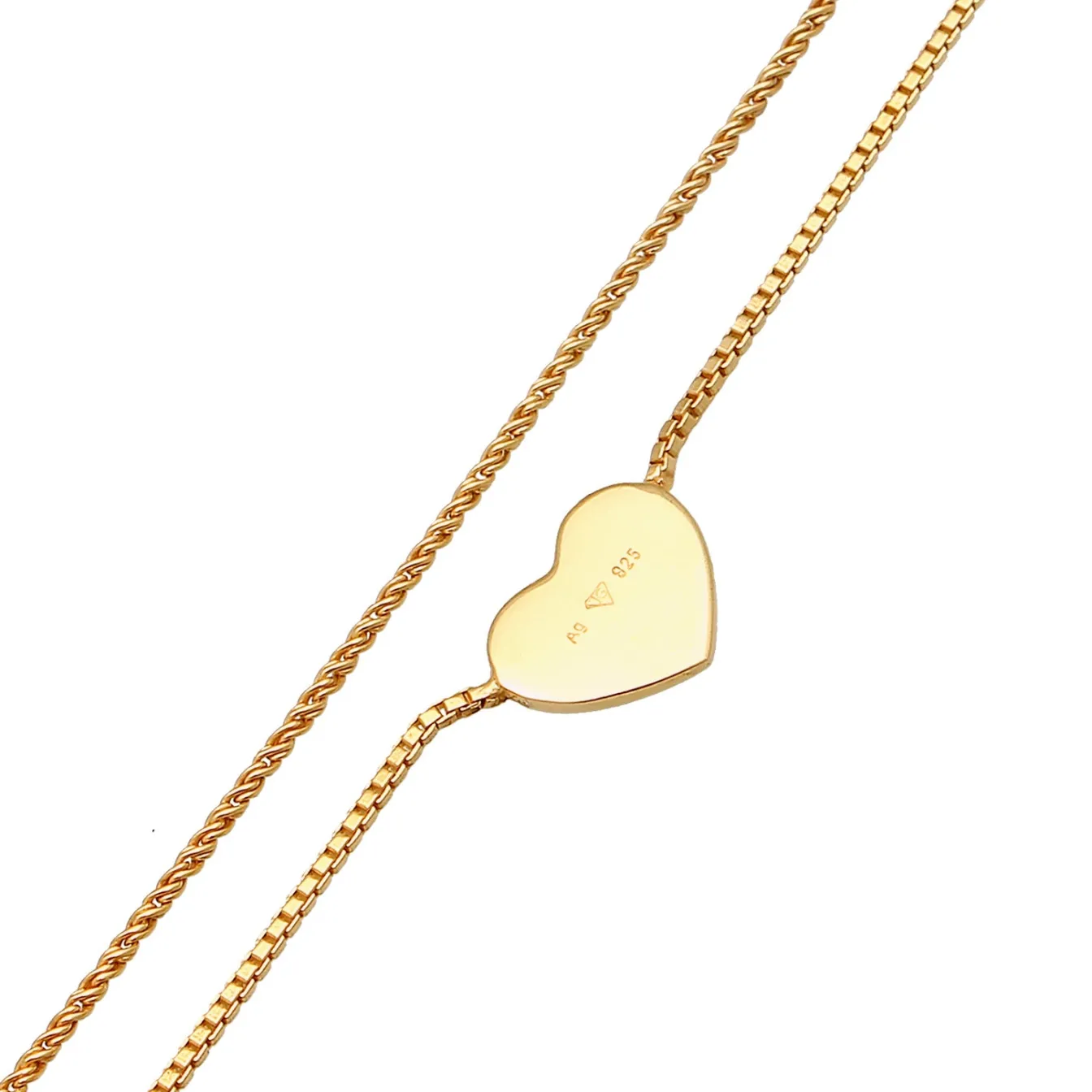 Elli "Layer-Halskette Herz< Symbol-schmuck|Herz-schmuck
