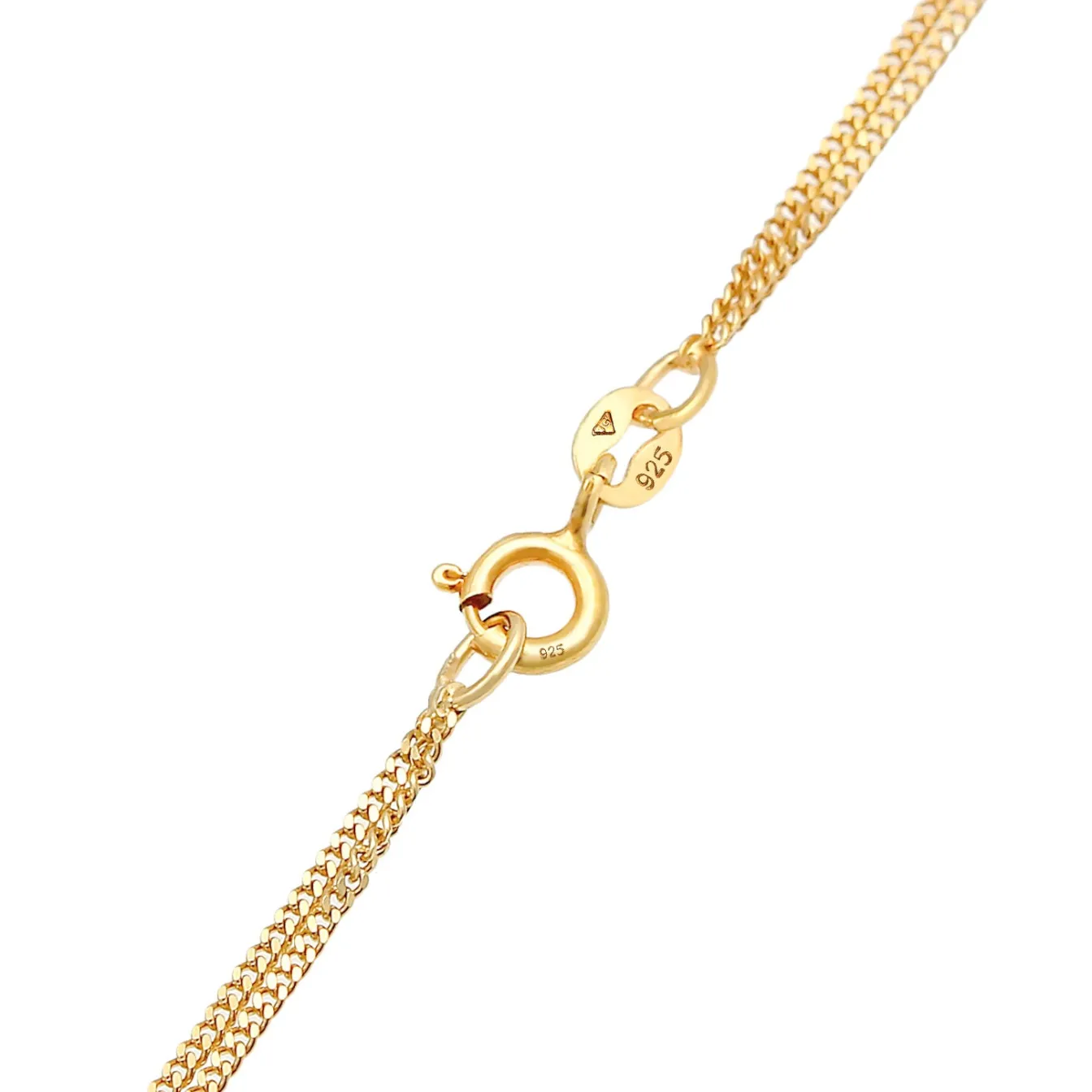 Elli "Layer-Halskette Kreuz | Kristall (Weiß)< Symbol-schmuck|Halsketten