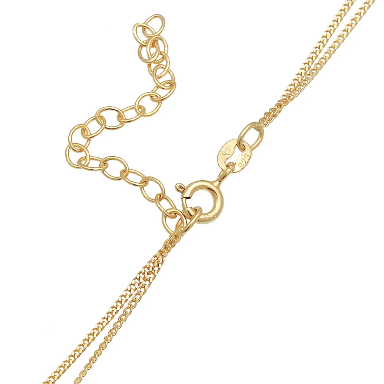 Elli "Layer-Halskette Kreuz | Zirkonia (Weiß)< Symbol-schmuck|Halsketten