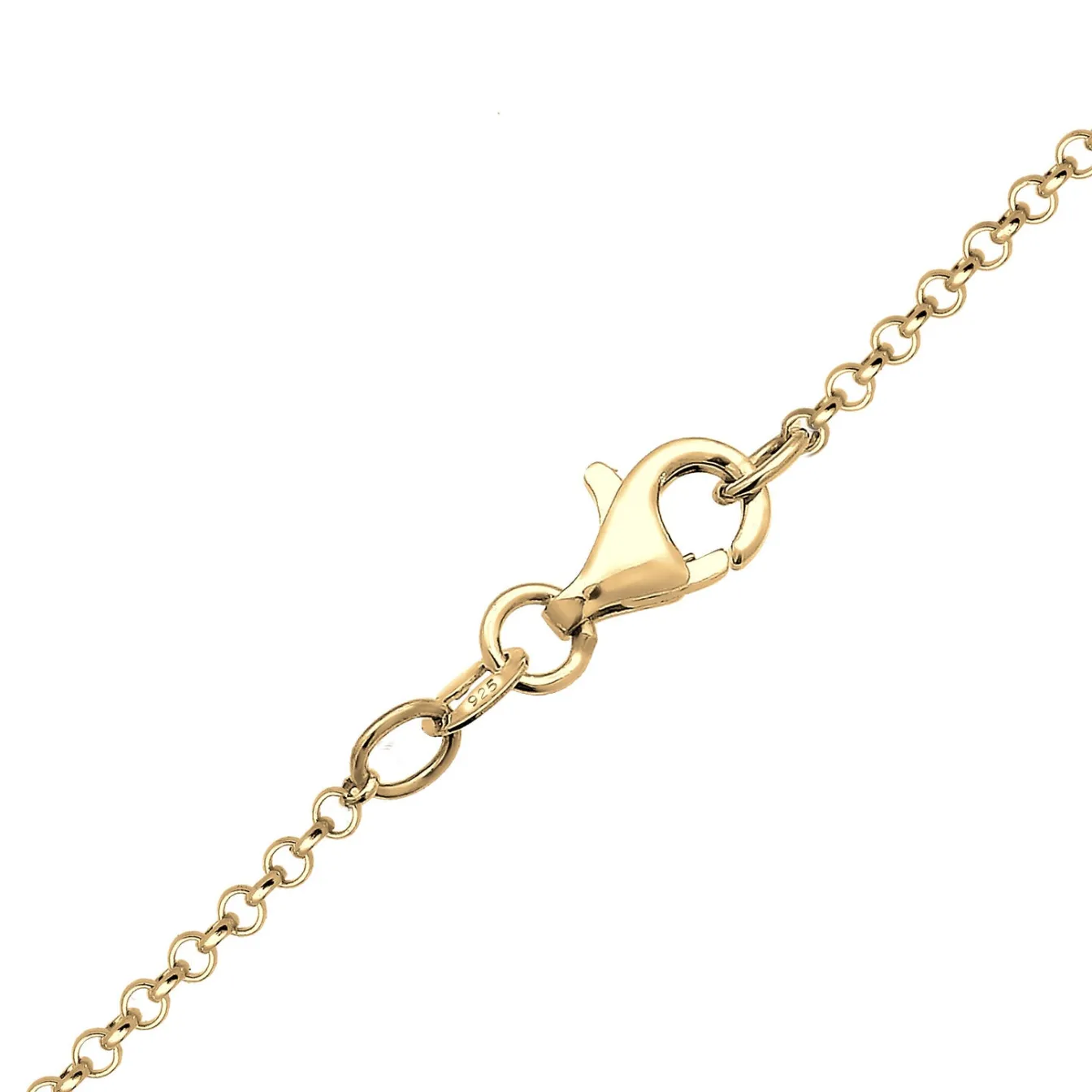 Elli "Layer-Halskette Plättchen | Kristalle (Weiß)< Symbol-schmuck|Halsketten