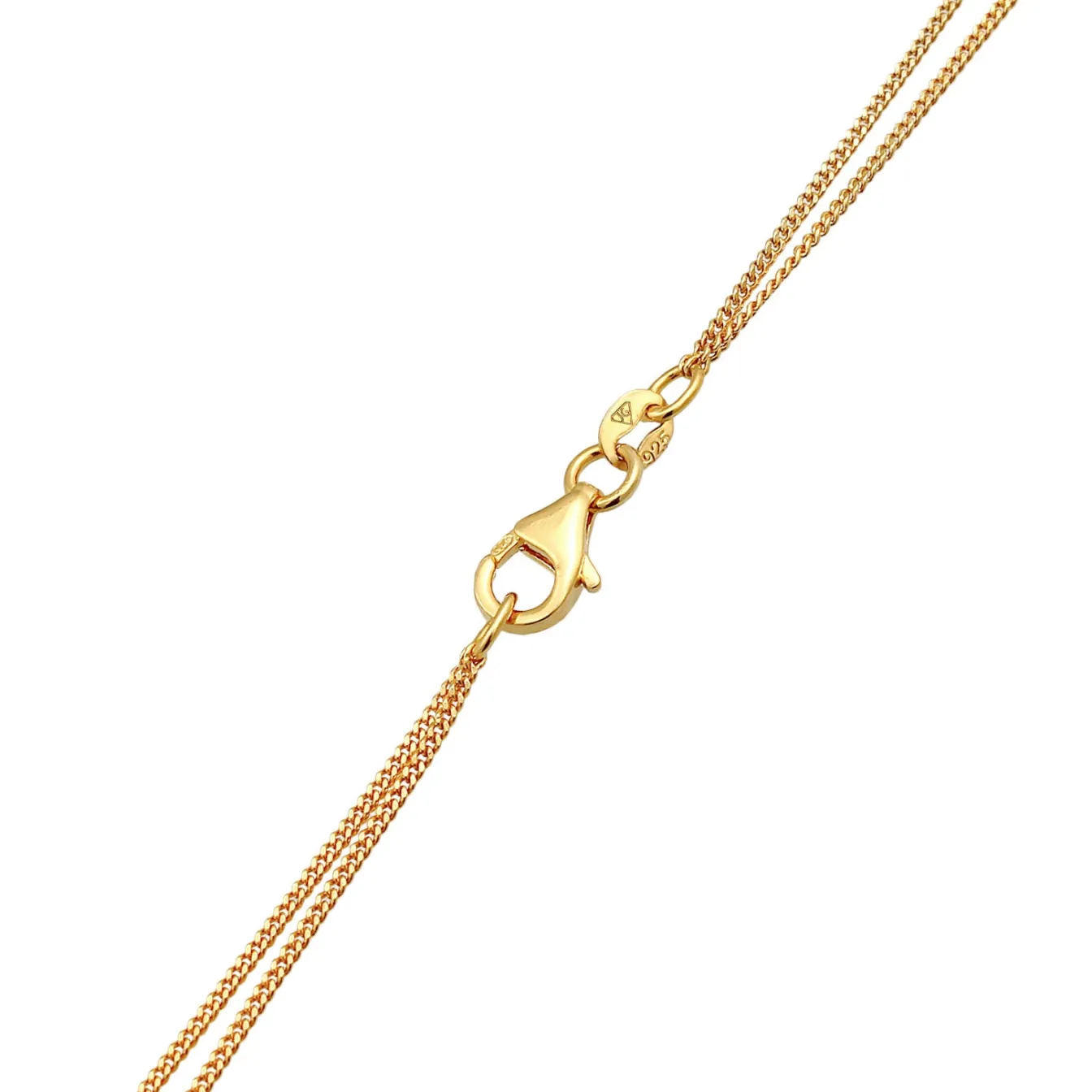 Elli "Layer-Halskette Stab Geo< Silber|Roségold