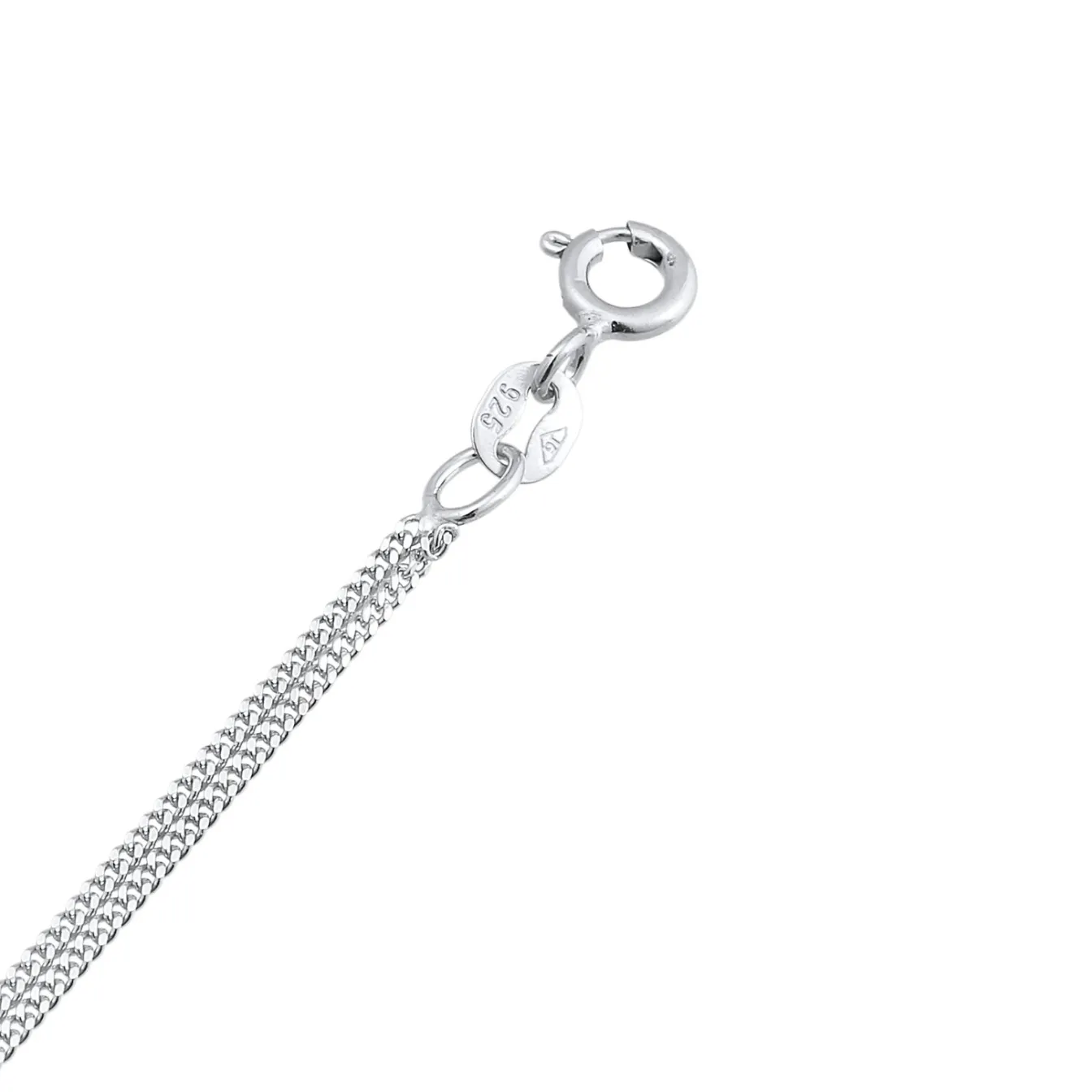 Elli "Layer-Halskette Stern Halbmond | Kristall (Weiß)<Kinder Kinderschmuck