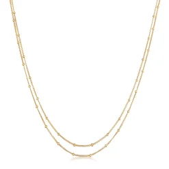 Elli "Layer-Kugelkette< Silber|Halsketten