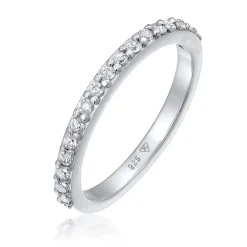 Elli "Memoire Ring | Laborgezüchteter Diamant (Weiß, 0.068 ct)< Diamanten|Ringe
