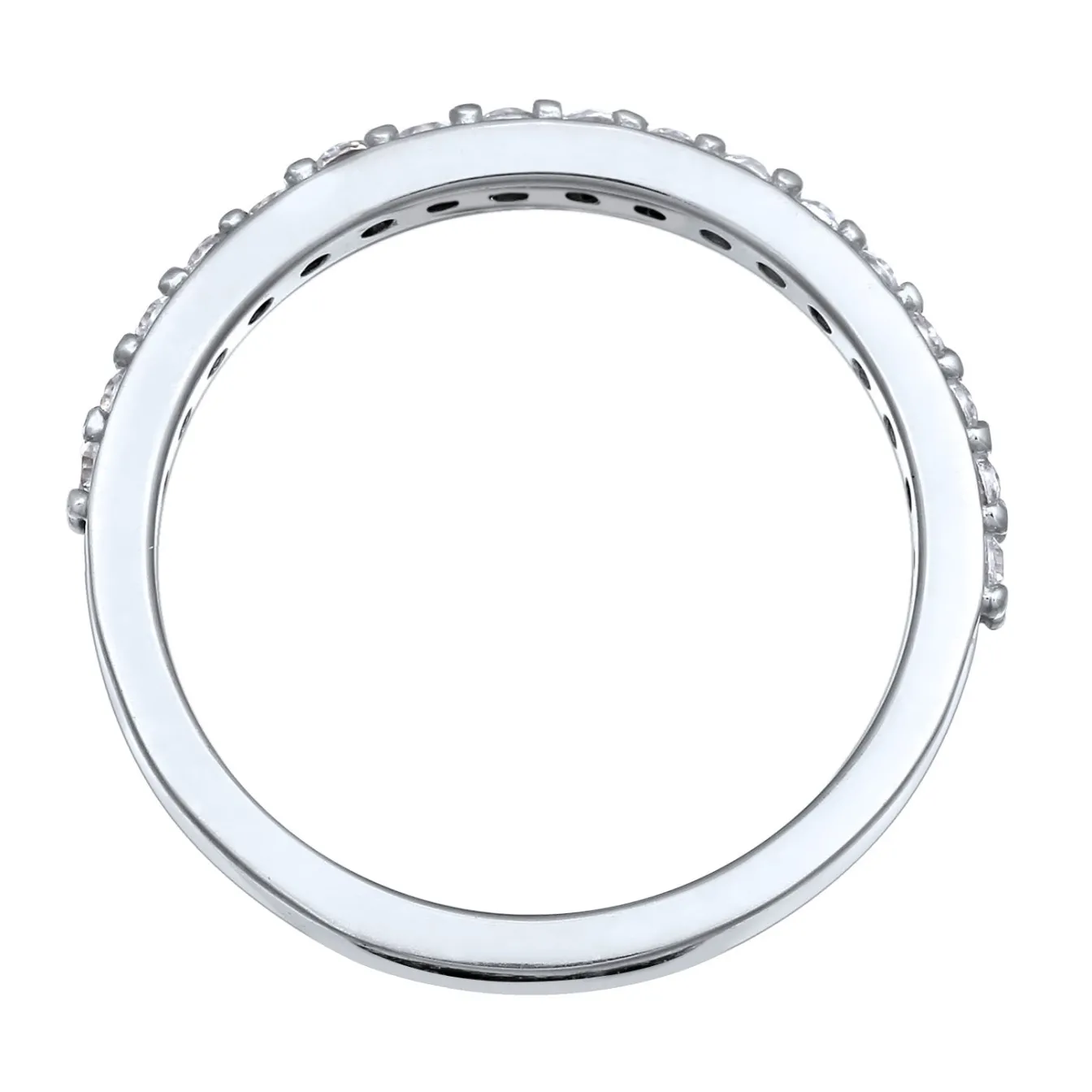 Elli "Memoire Ring | Laborgezüchteter Diamant (Weiß, 0.068 ct)< Diamanten|Ringe