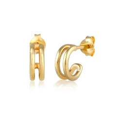 Elli "Mini Creolen Basic< Roségold|Ohrringe