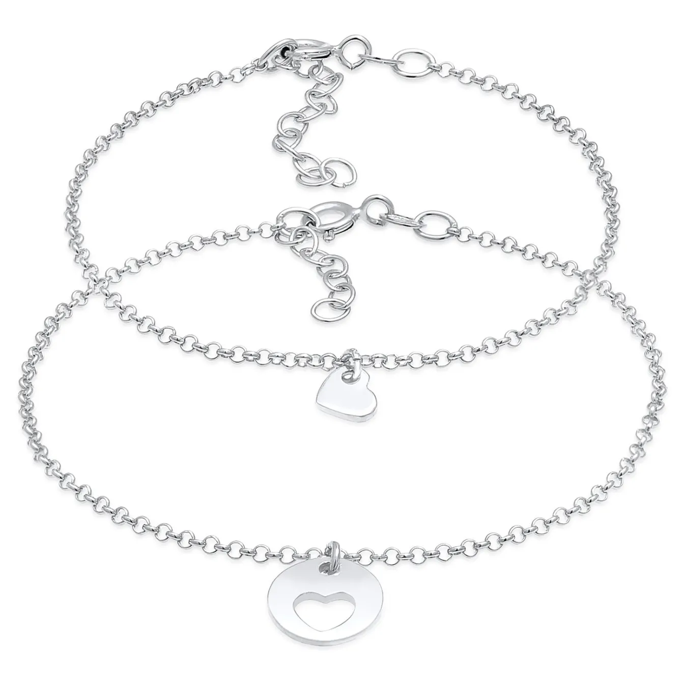 Elli "Mutter-Kind-Armbandset< Symbol-schmuck|Herz-schmuck