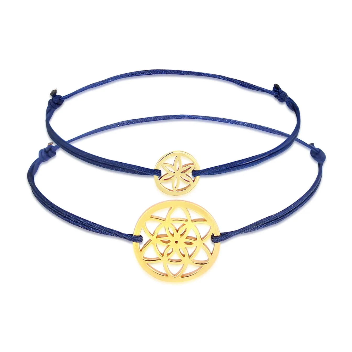Elli "Mutter-Kind-Armbandset Blume< Roségold|Symbol-schmuck
