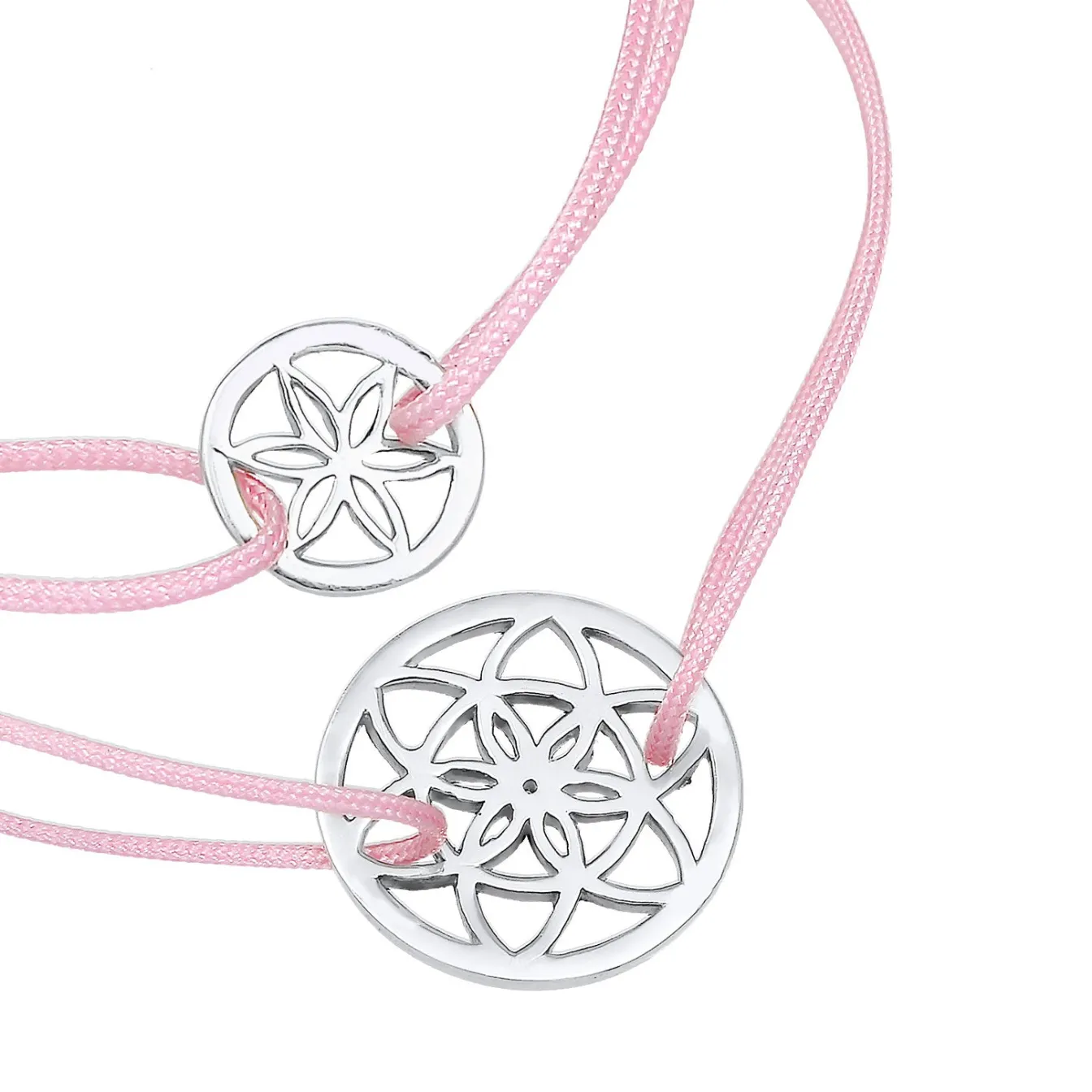 Elli "Mutter-Kind-Armbandset Blume< Roségold|Symbol-schmuck