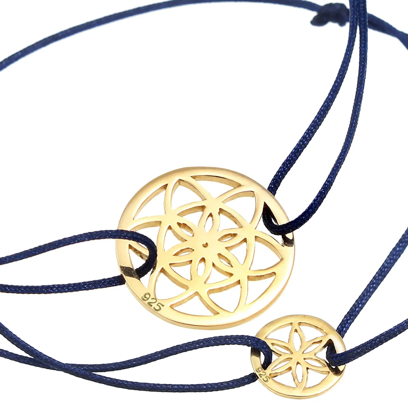 Elli "Mutter-Kind-Armbandset Blume< Roségold|Symbol-schmuck