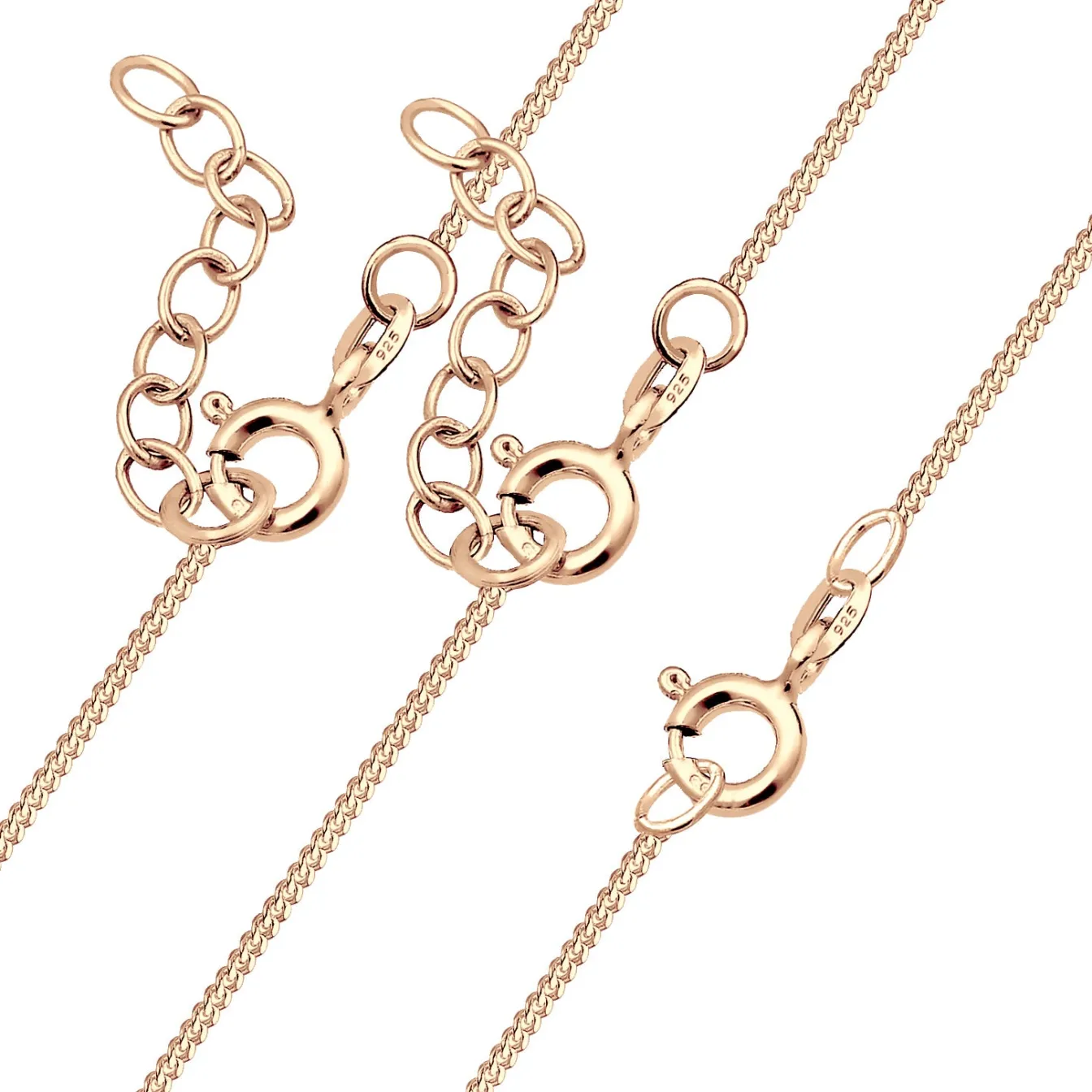 Elli "Mutter-Kind-Kettenset Herz< Roségold|Symbol-schmuck