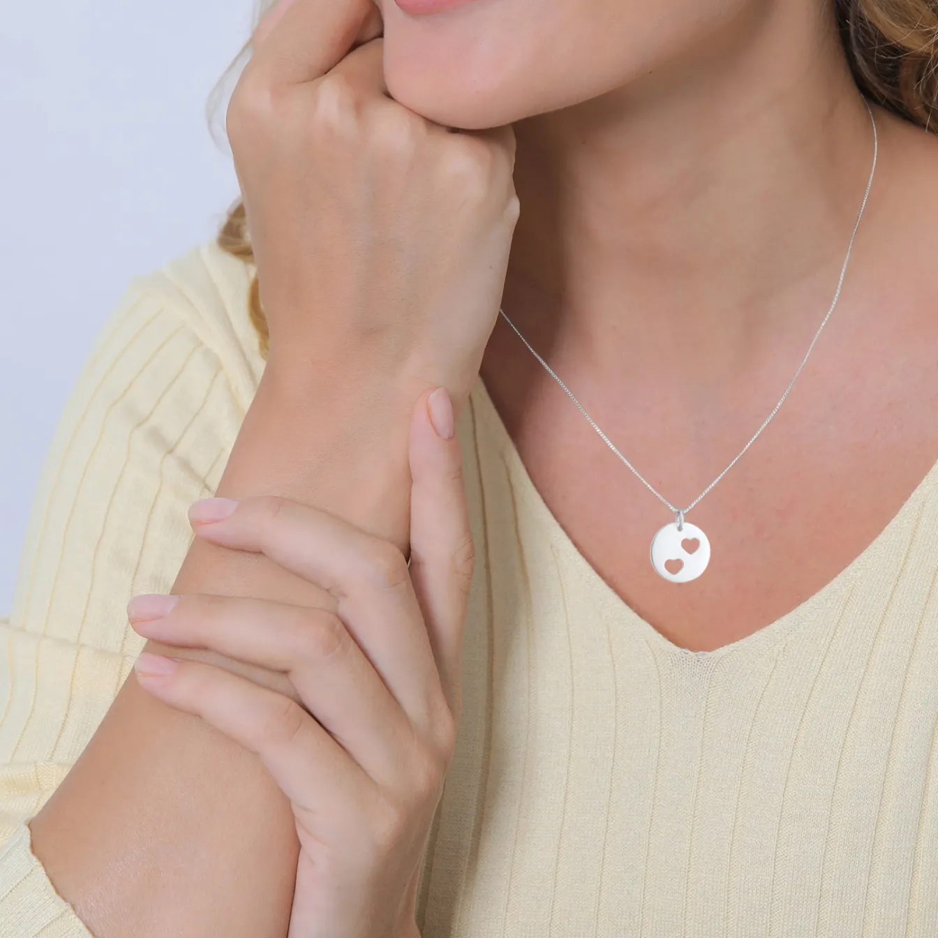 Elli "Mutter-Kind-Kettenset Herz< Roségold|Symbol-schmuck