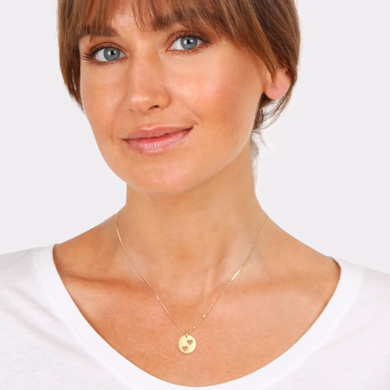Elli "Mutter-Kind-Kettenset Herz< Roségold|Symbol-schmuck
