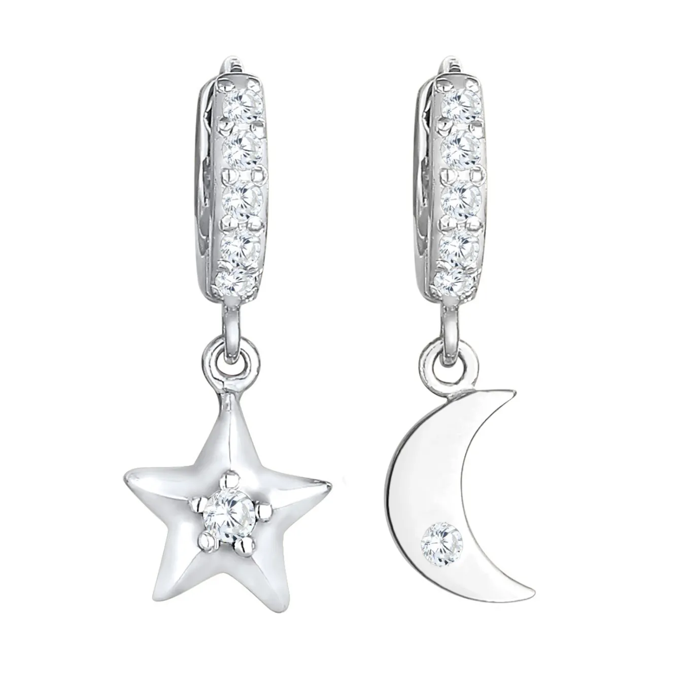 Elli "Ohrhänger | Zirkonia ( Weiß )< Symbol-schmuck|Ohrringe