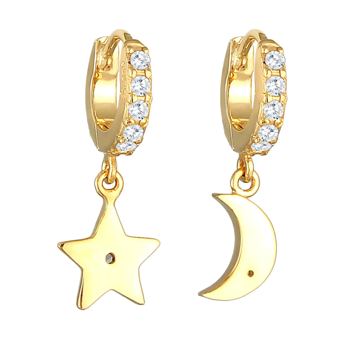 Elli "Ohrhänger | Zirkonia ( Weiß )< Symbol-schmuck|Ohrringe
