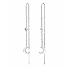 Elli "Ohrhänger Astro | Kristall ( Weiß )< Symbol-schmuck|Ohrringe