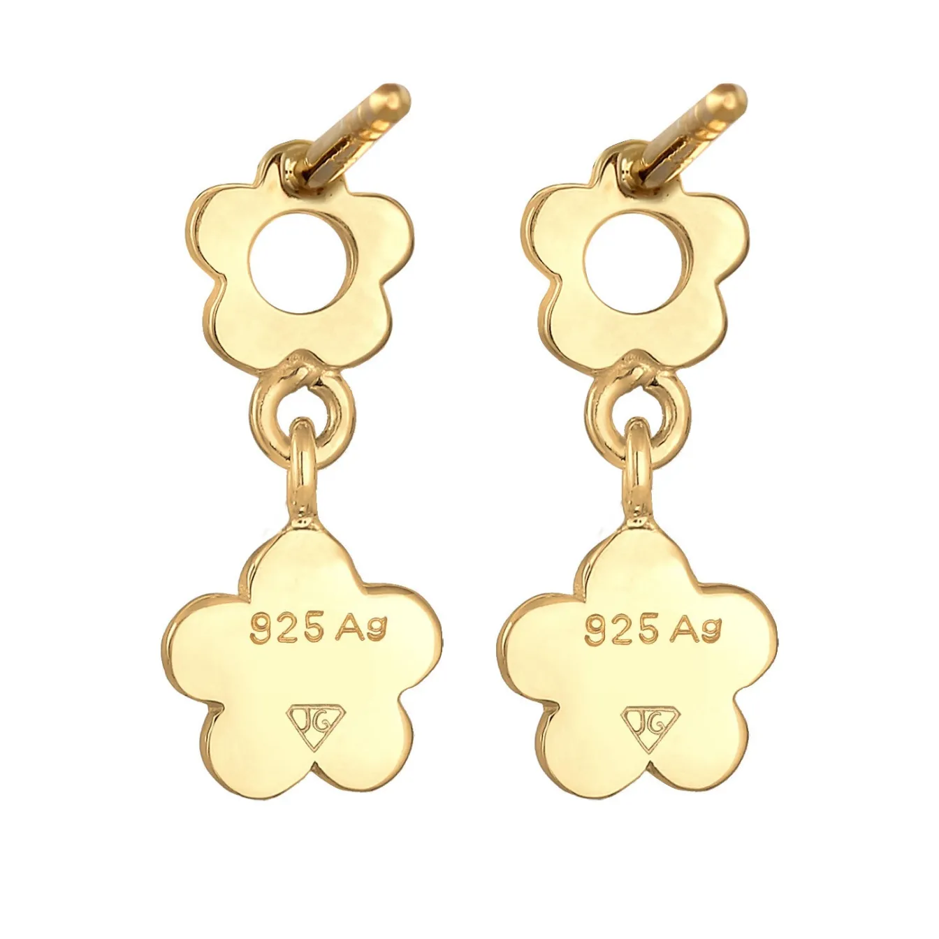 Elli "Ohrhänger Blume | Kristall (Rosa)<Kinder Symbol-schmuck|Kinderschmuck