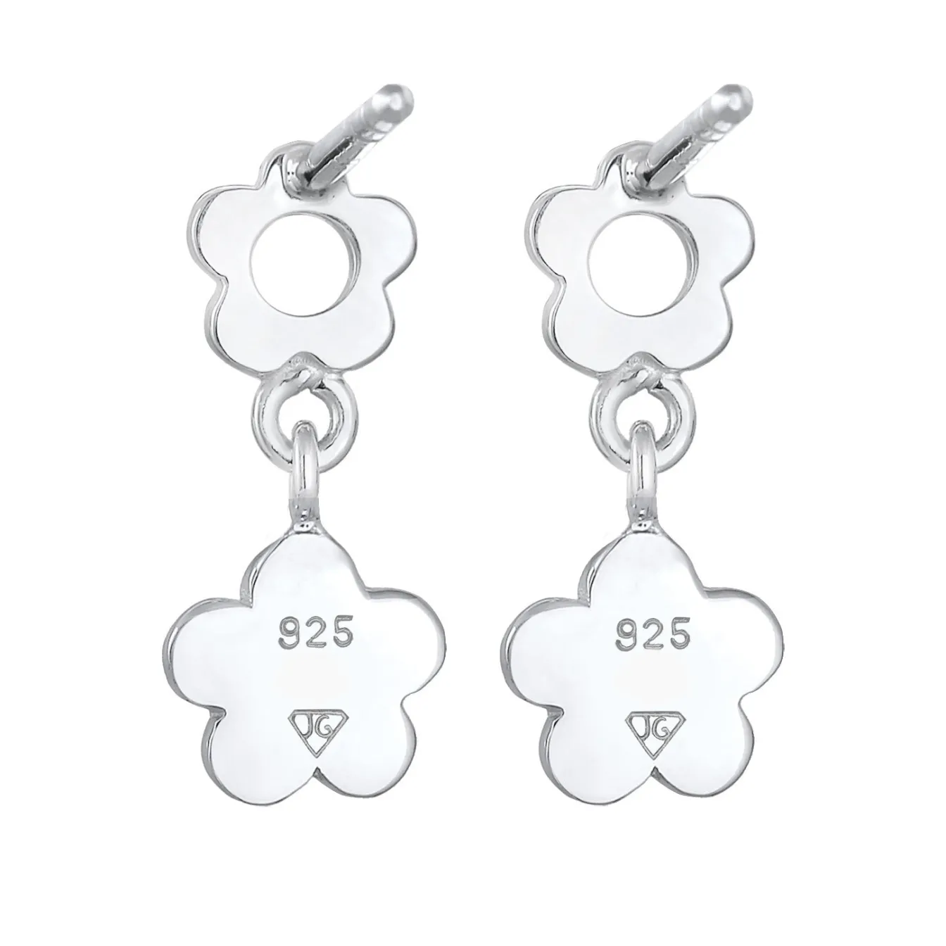 Elli "Ohrhänger Blume | Kristall (Rosa)<Kinder Symbol-schmuck|Kinderschmuck