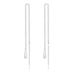 Elli "Ohrhänger Chain Tropfen< Roségold|Ohrringe
