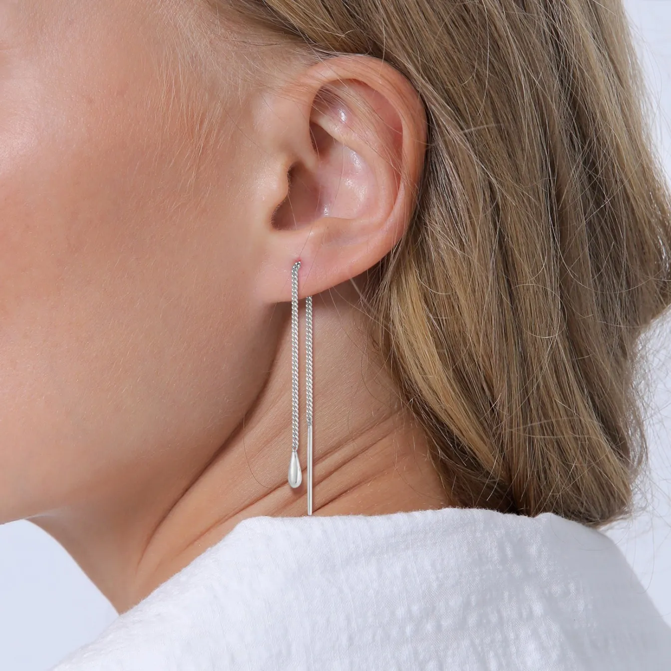 Elli "Ohrhänger Chain Tropfen< Roségold|Ohrringe