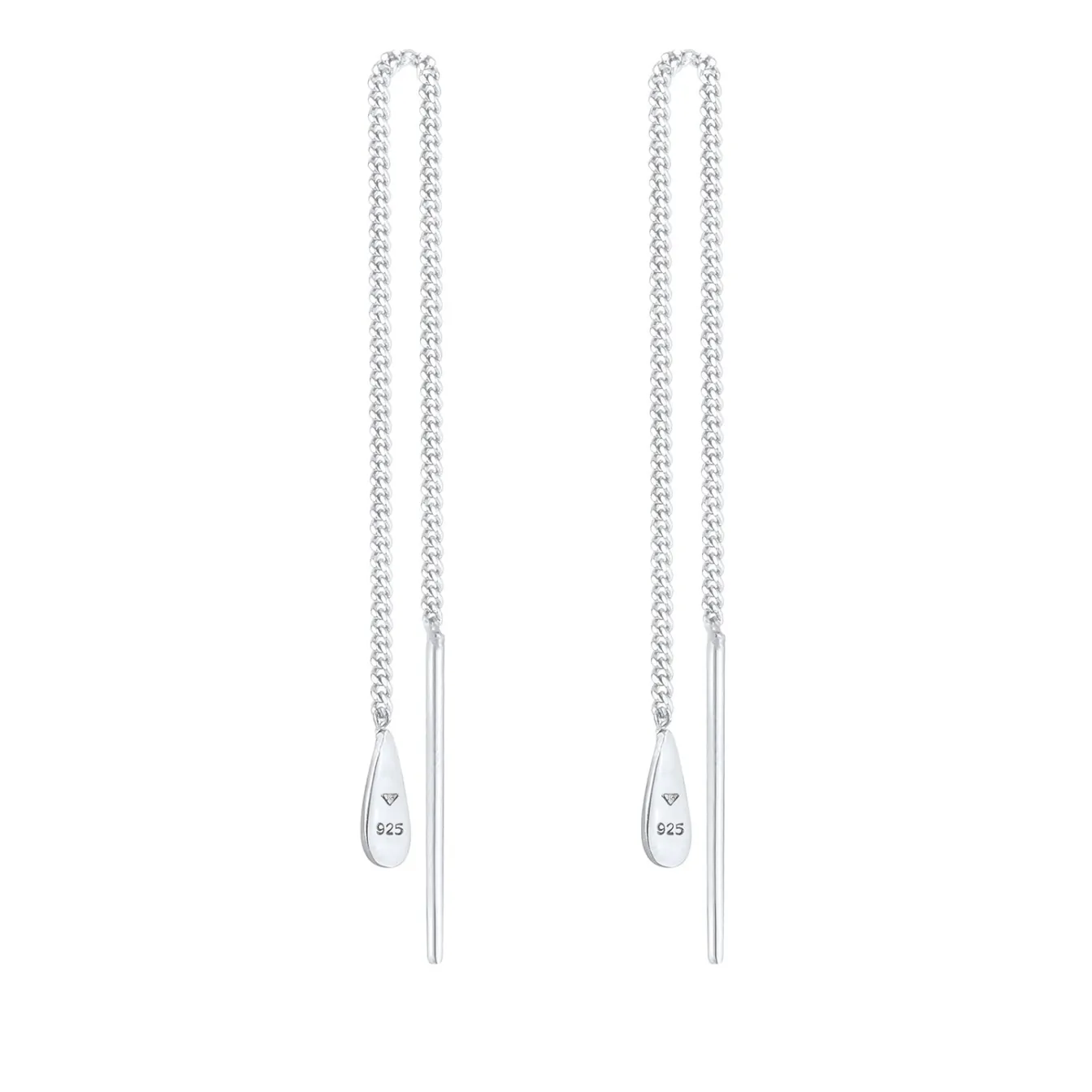 Elli "Ohrhänger Chain Tropfen< Roségold|Ohrringe