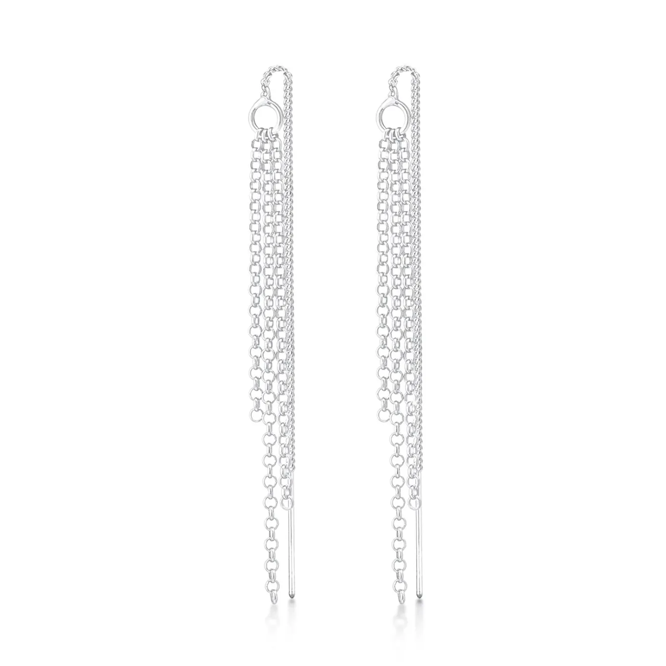 Elli "Ohrhänger Ear Chain< Ohrringe|Vergoldet