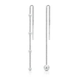 Elli "Ohrhänger Ear Chain< Ohrringe|Silber