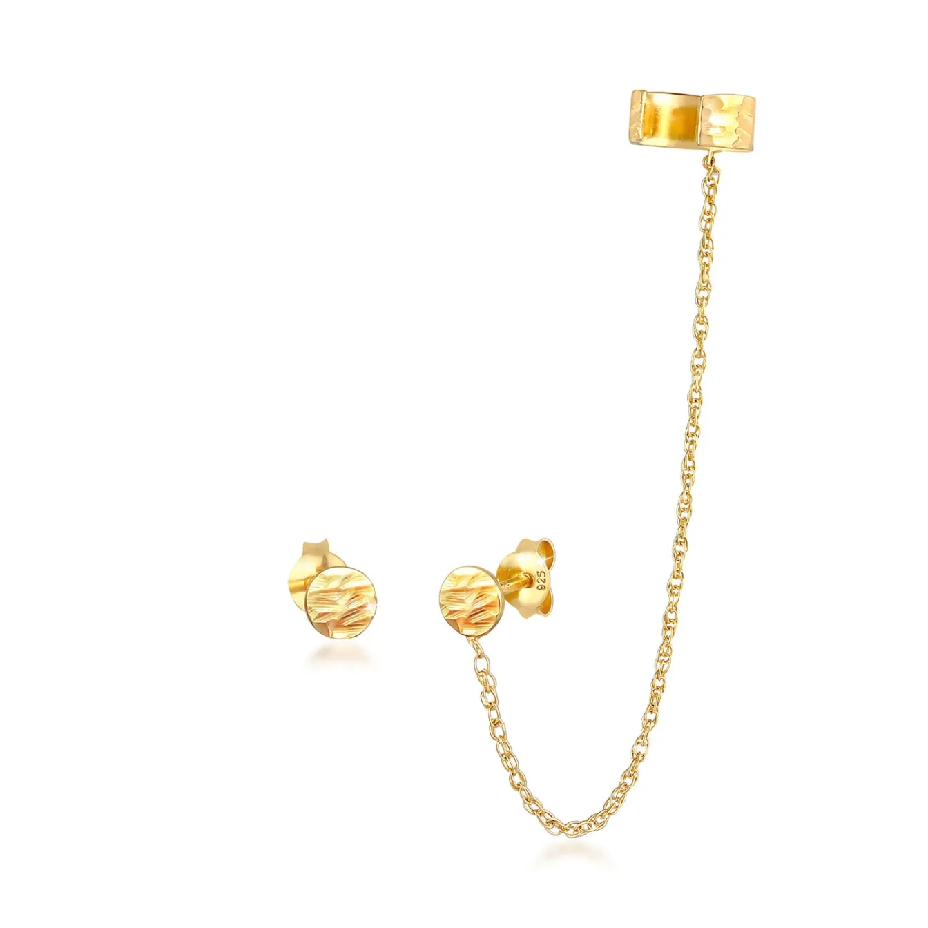 Elli "Ohrhänger Ear Chain< Silber|Ohrringe