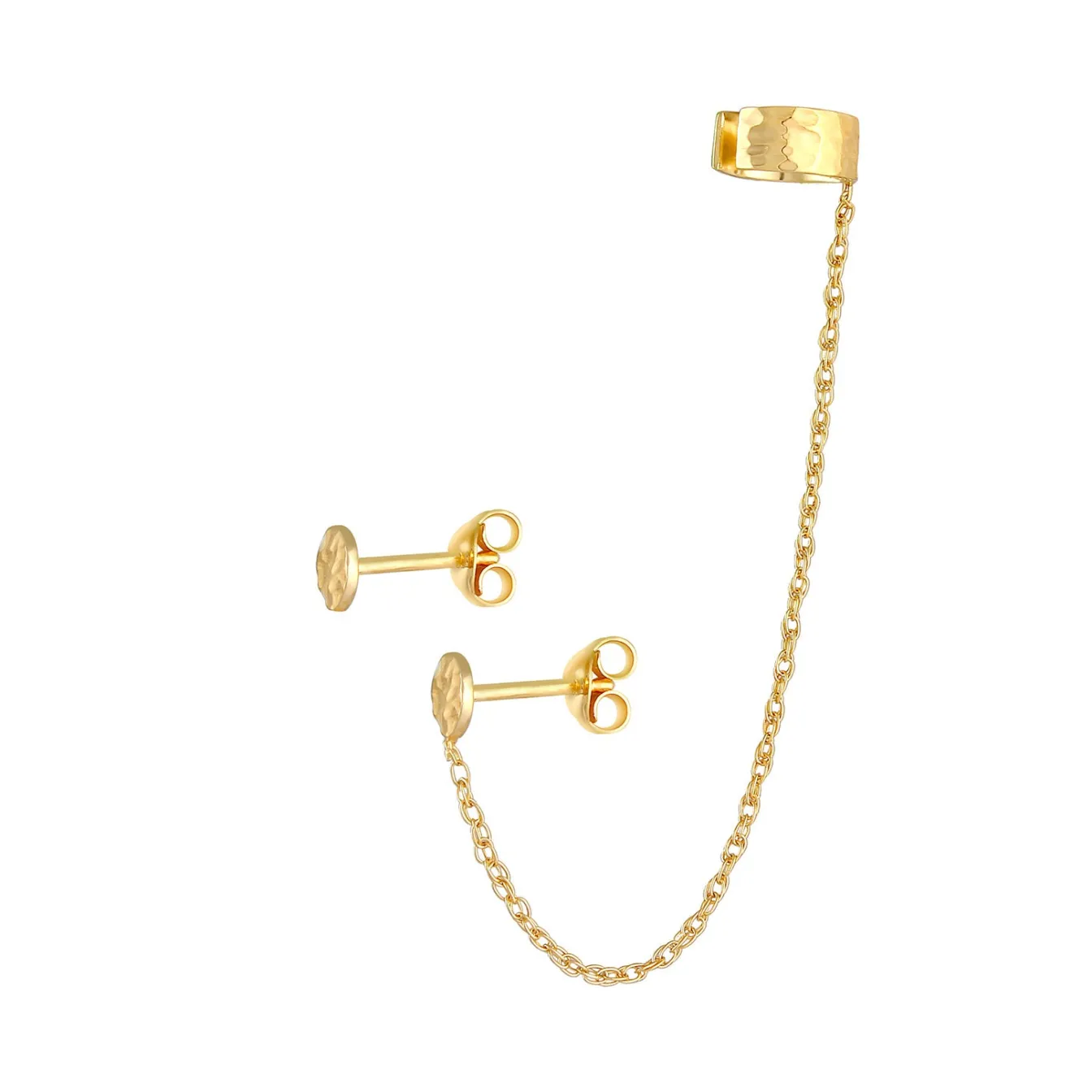 Elli "Ohrhänger Ear Chain< Silber|Ohrringe