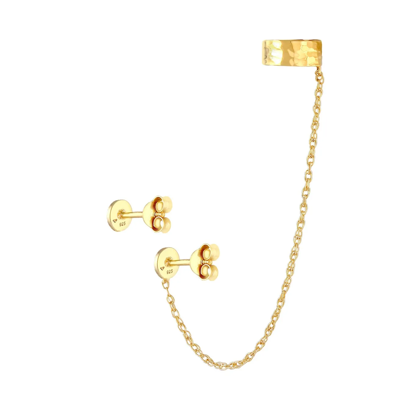 Elli "Ohrhänger Ear Chain< Silber|Ohrringe