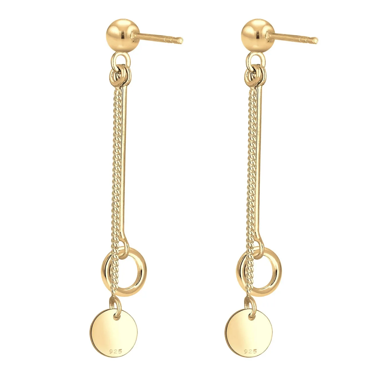 Elli "Ohrhänger Ear Chain< Roségold|Ohrringe