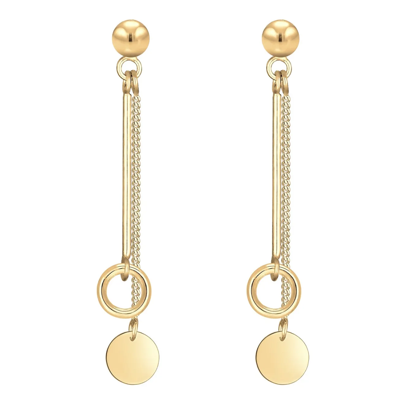 Elli "Ohrhänger Ear Chain< Roségold|Ohrringe