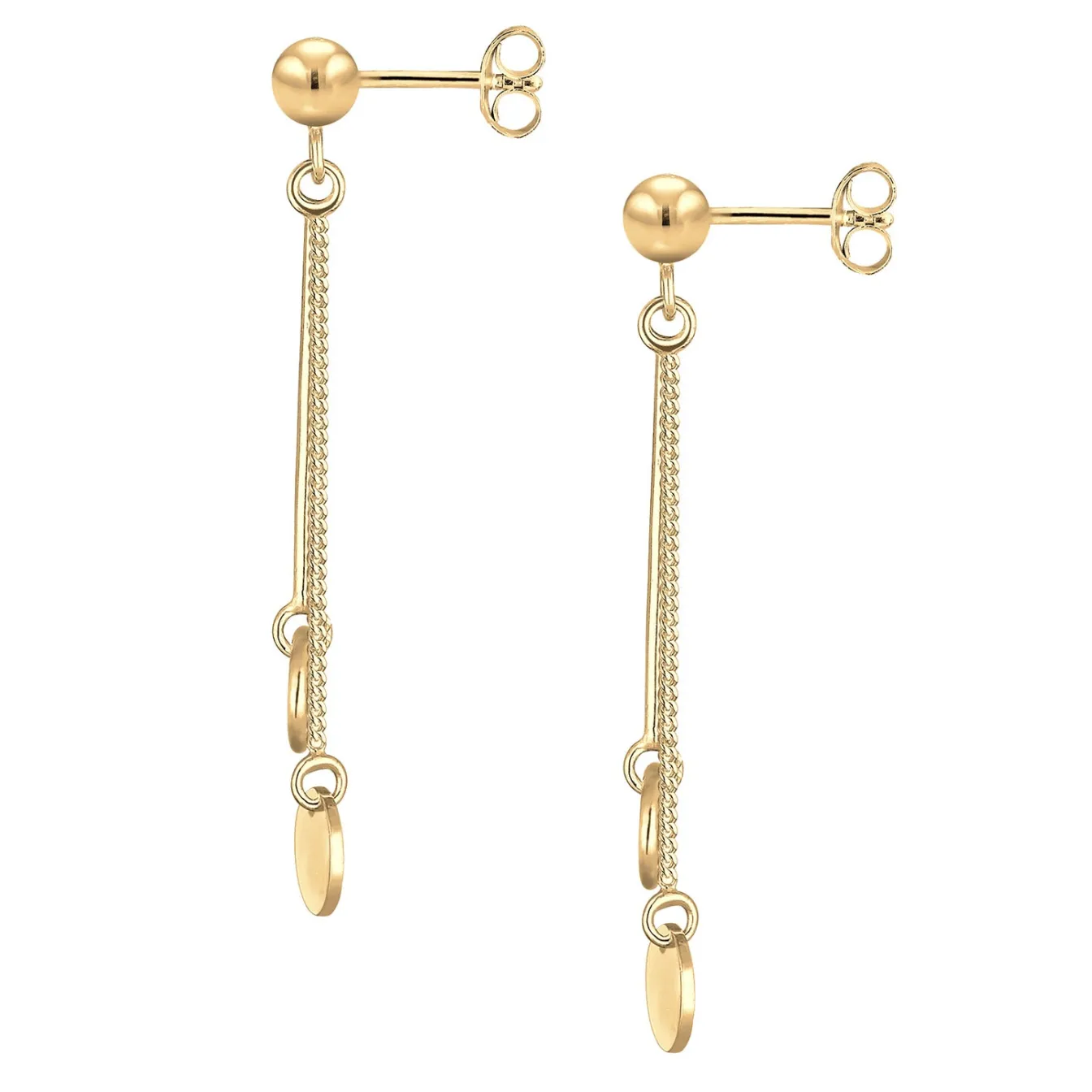 Elli "Ohrhänger Ear Chain< Roségold|Ohrringe