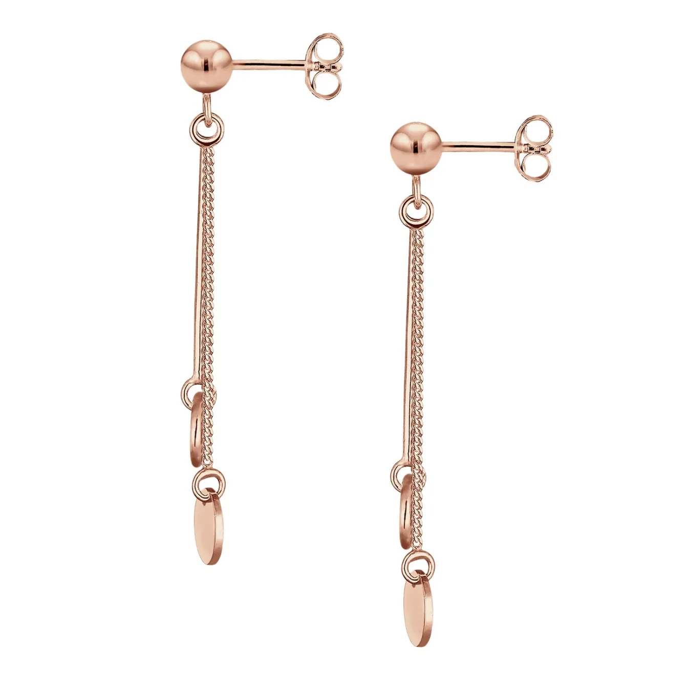 Elli "Ohrhänger Ear Chain< Roségold|Ohrringe