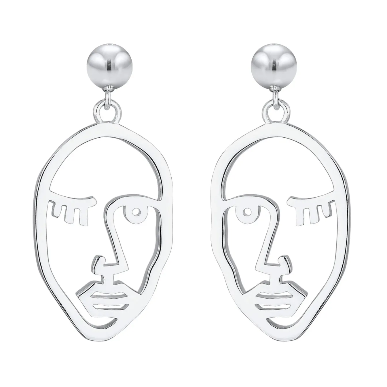 Elli "Ohrhänger Gesicht< Symbol-schmuck|Ohrringe