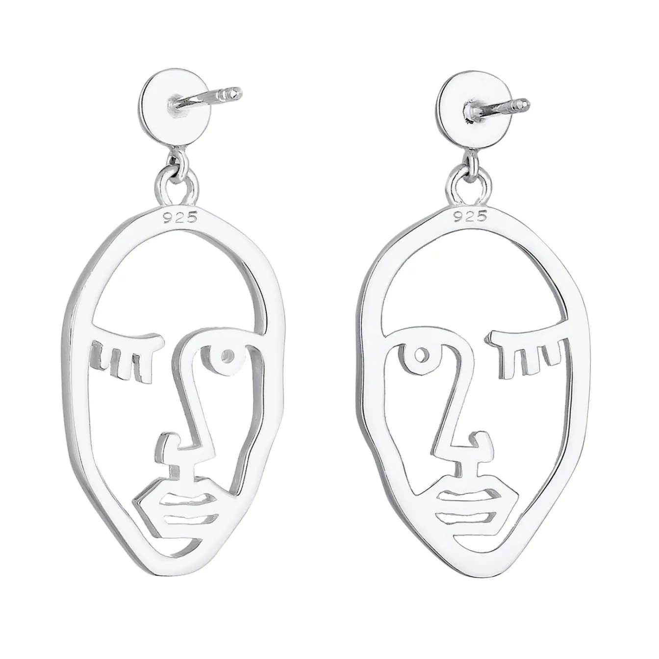Elli "Ohrhänger Gesicht< Symbol-schmuck|Ohrringe