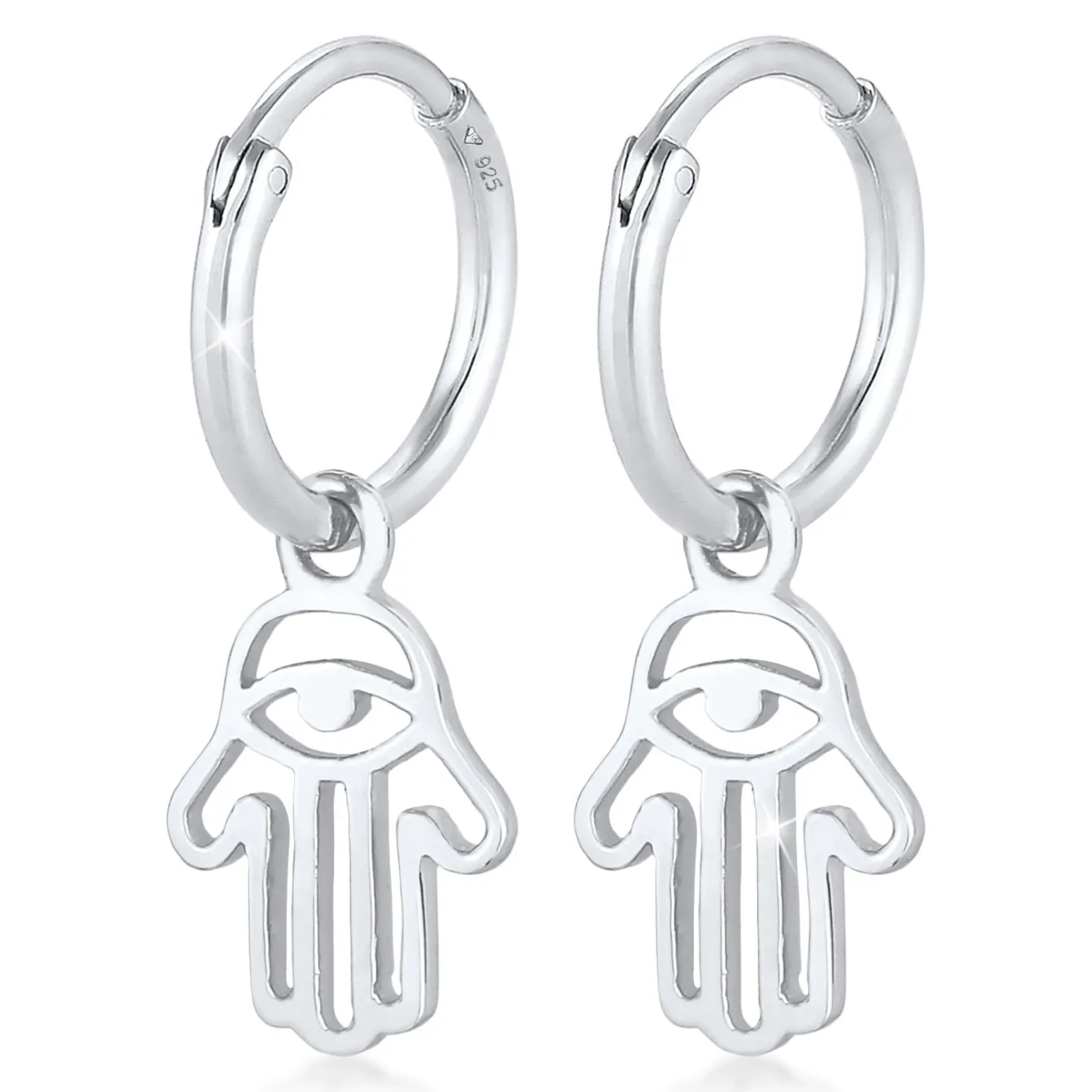 Elli "Ohrhänger Hamsa Hand< Symbol-schmuck|Ohrringe