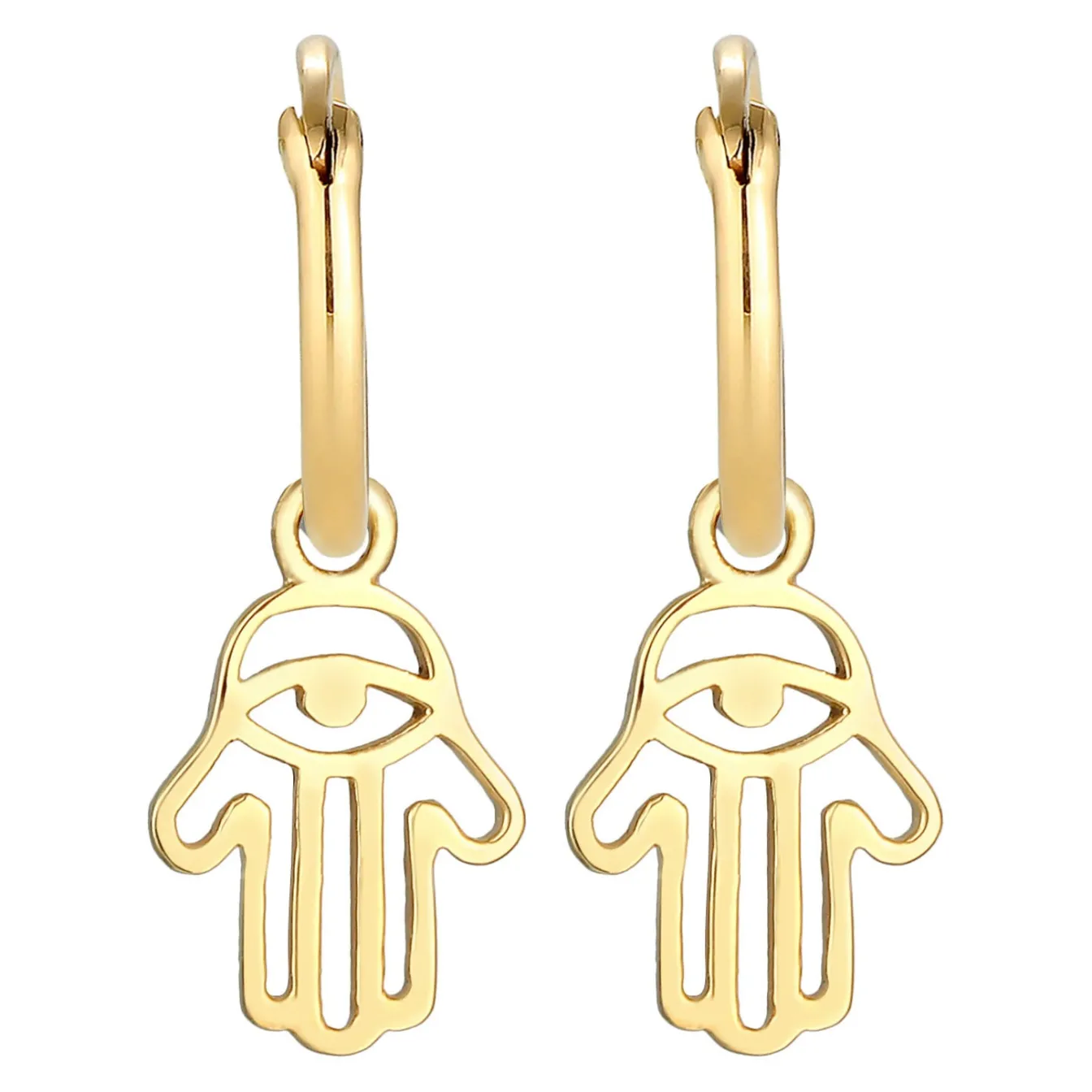 Elli "Ohrhänger Hamsa Hand< Symbol-schmuck|Ohrringe