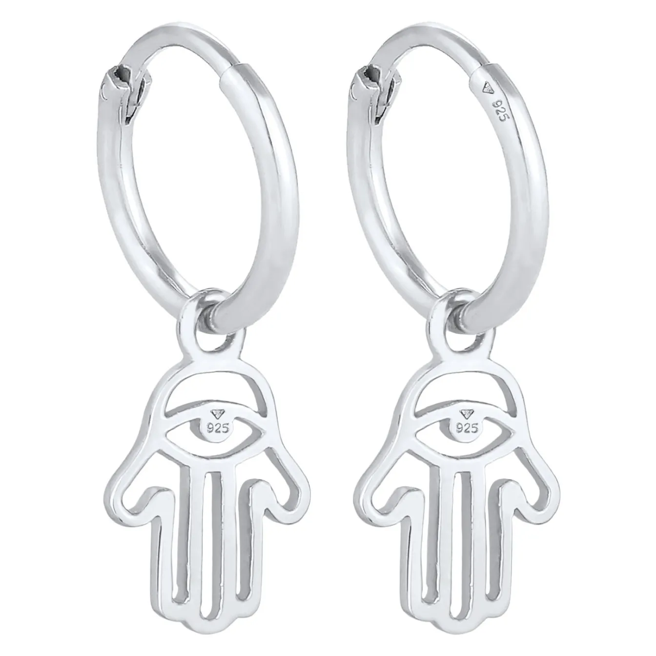 Elli "Ohrhänger Hamsa Hand< Symbol-schmuck|Ohrringe