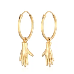 Elli "Ohrhänger Hände< Symbol-schmuck|Ohrringe
