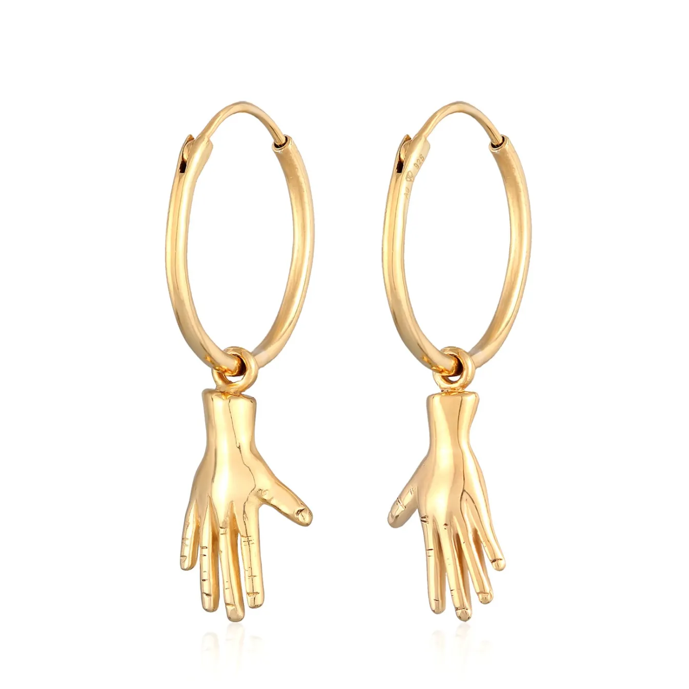 Elli "Ohrhänger Hände< Symbol-schmuck|Ohrringe
